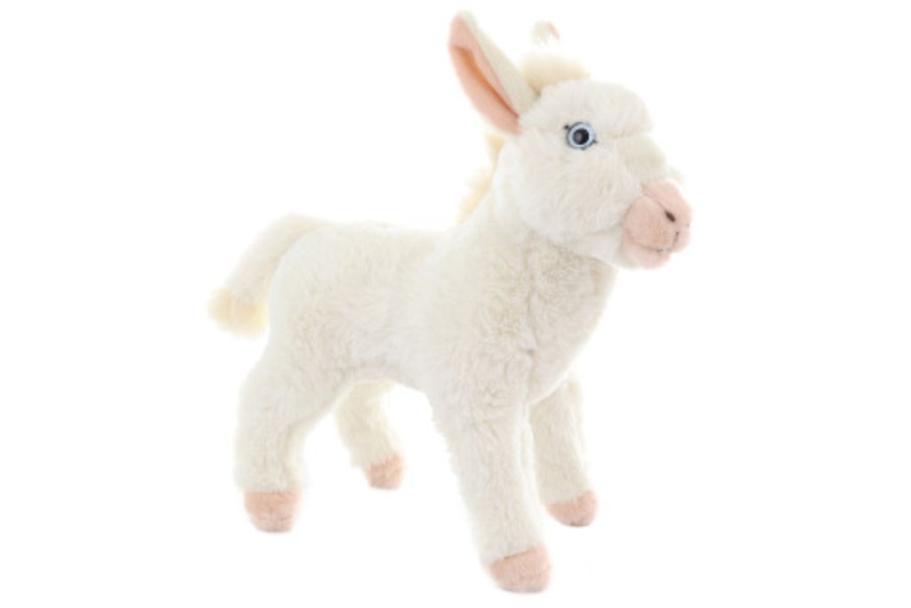 Plyš Osel bílý 25 cm Produktbild 