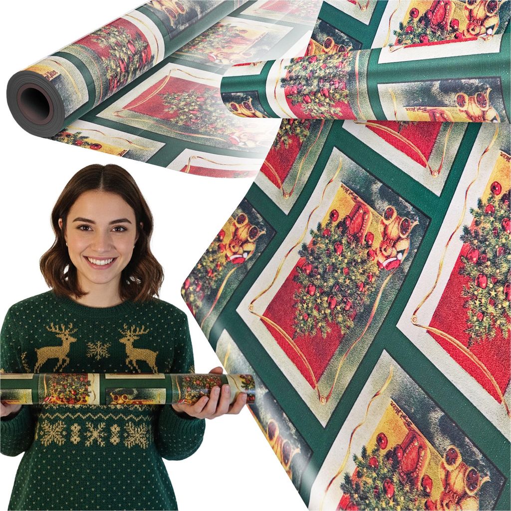 Geschenkpapier PaperHit Packpapier 20 m MEGAROLLE Geburtstag Wickel Papier