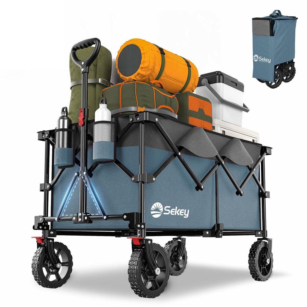 Sekey XXL 200KG Belastbar Bollerwagen Faltbar mit Produktbild 