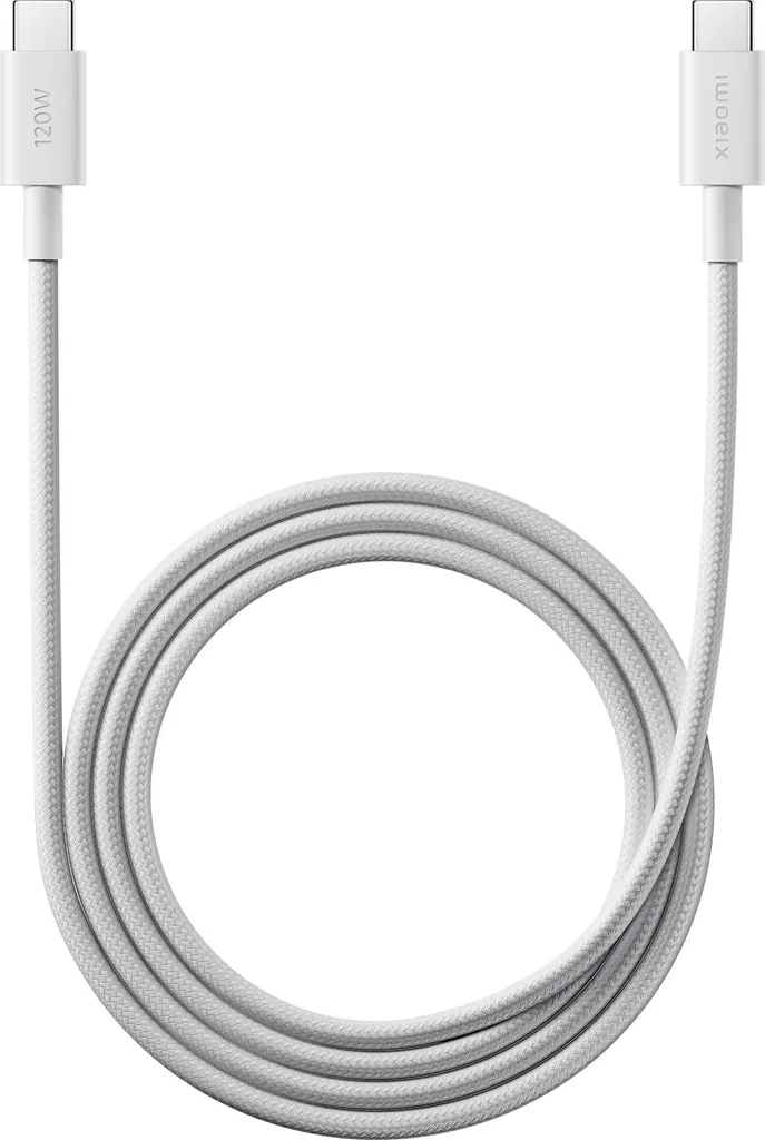 Cavo Originale Xiaomi USB-C 1m 6A - Bianco BHR087KGL per Smartphone