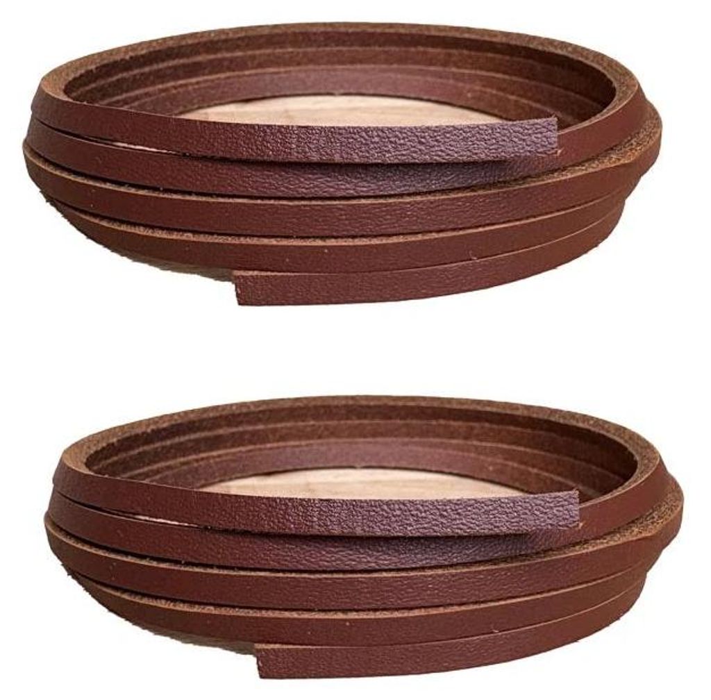 schnuersenkel leder premium braun