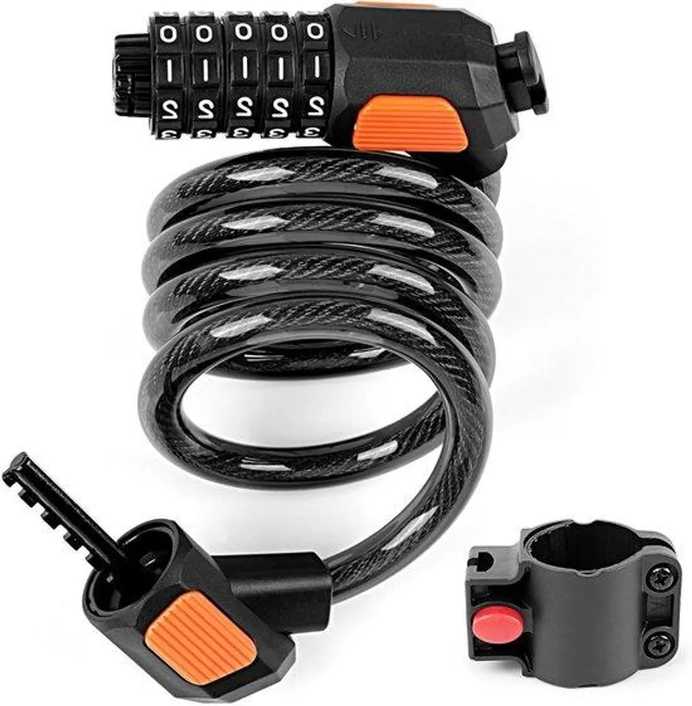 Éviter le vol de vélo avec l'antivol à code 12 mm x 120 cm anti-rayures