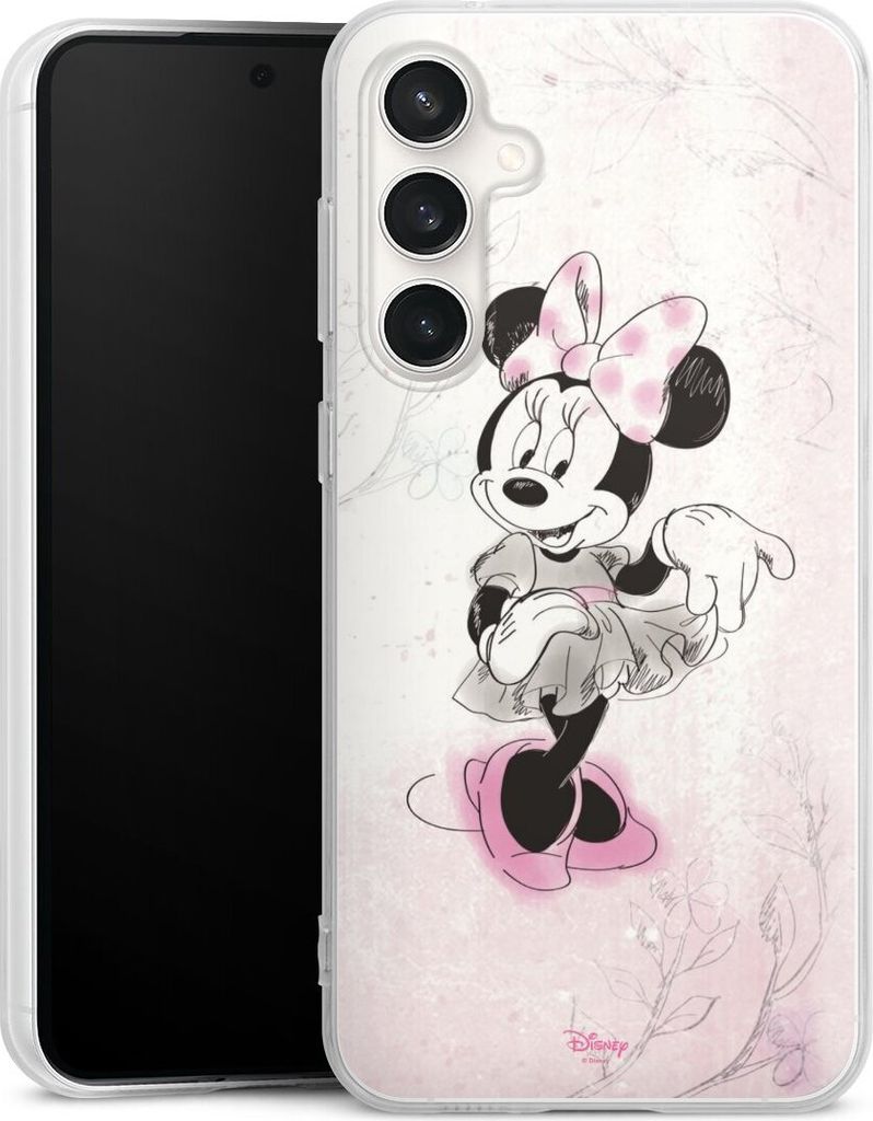 DeinDesign Handyhülle für Samsung Galaxy S23 FE Silikon Hülle Case Smartphone Schutzhülle Disney Minnie Mouse Vintage