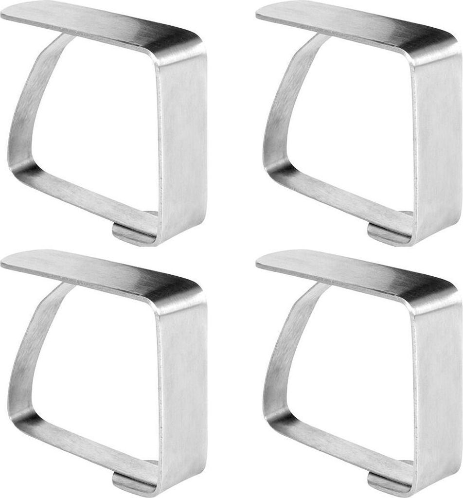 Set di 4 fermagli da tavolo Excellent Houseware, acciaio Immagine del prodotto 