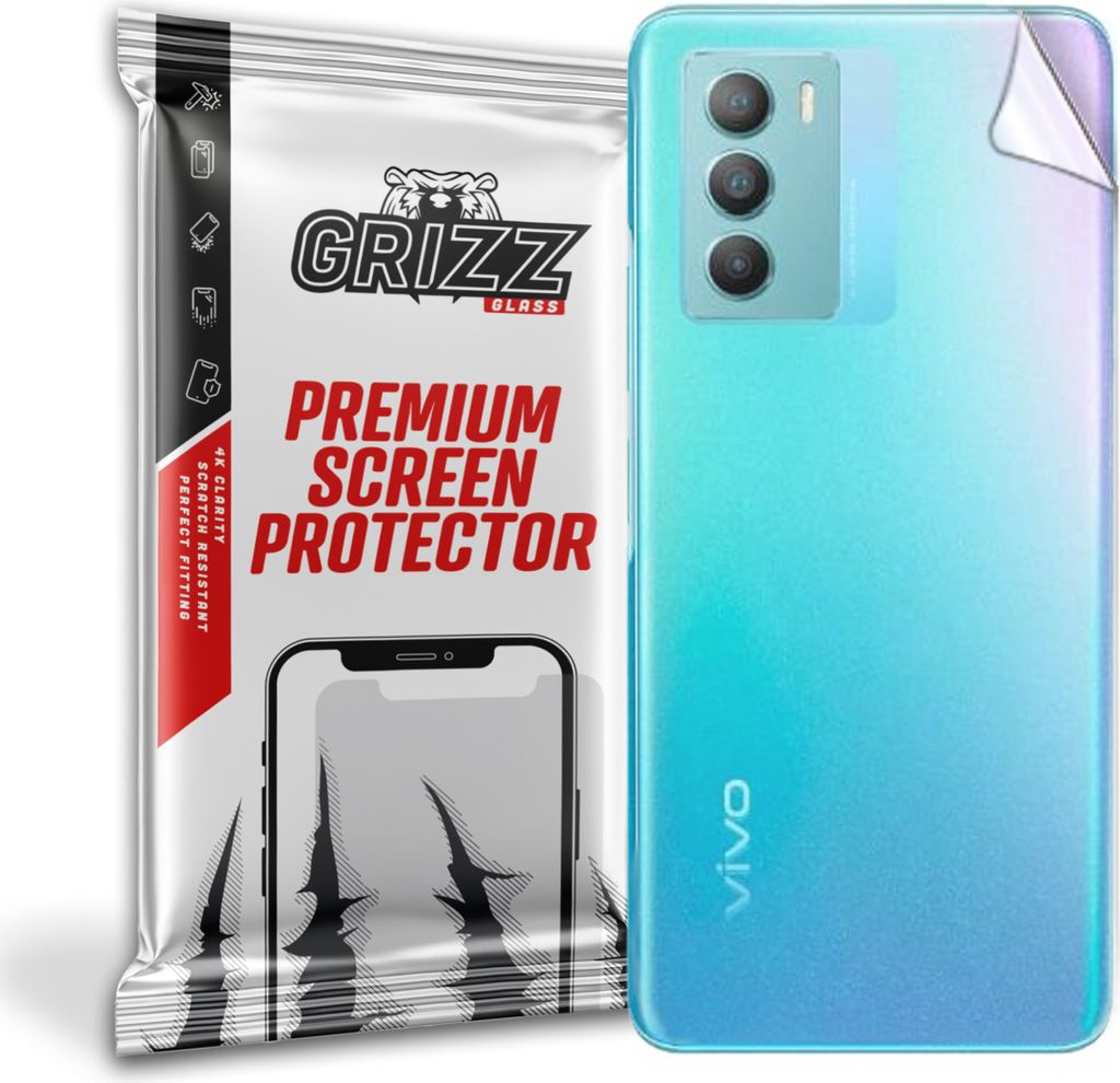 Folie für die Rückseite GrizzGlass SatinSkin für Vivo T1 5G