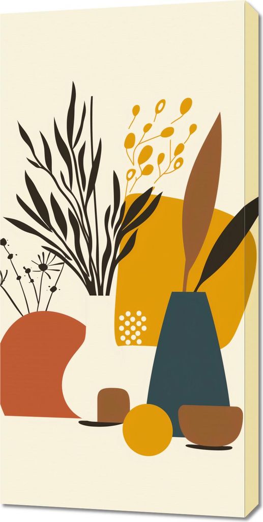 Bild 50x100cm Winterernte