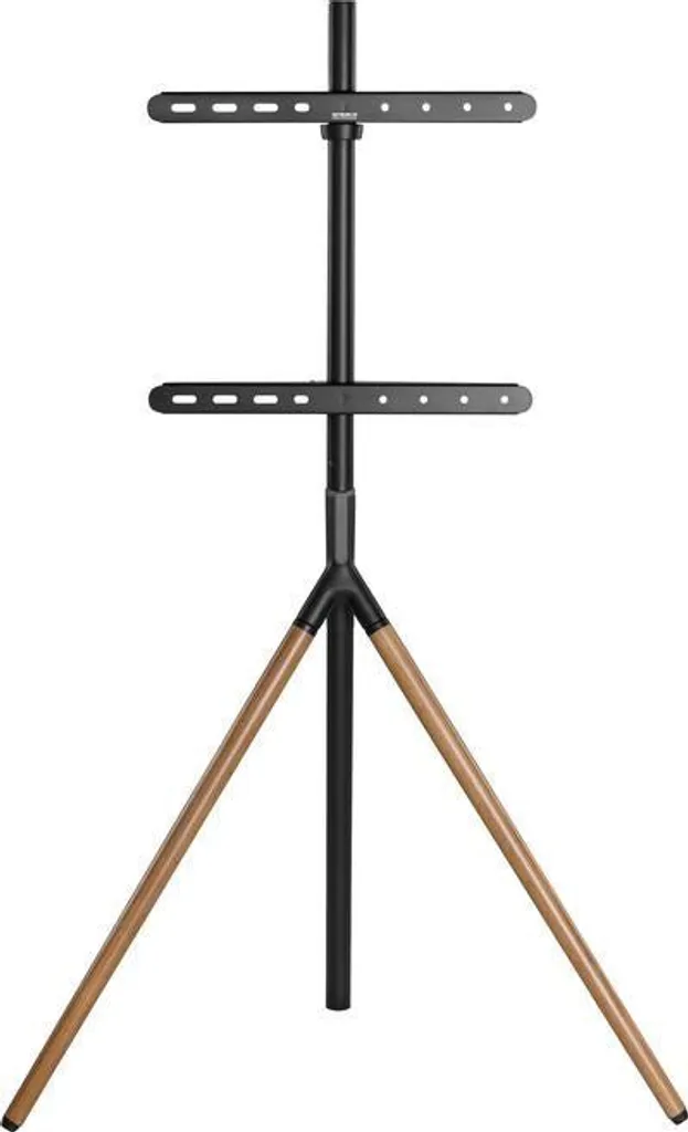 Support TV Sol en Acier Noir pour Grand Écran de 45-65 pouces VESA