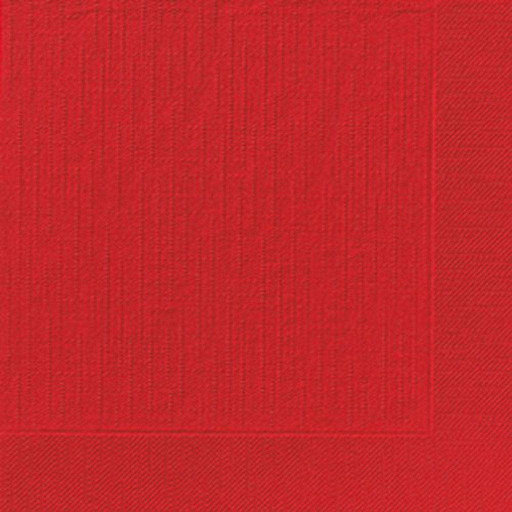 Serviettes Duni Klassik rouge 400 x 400 mm 4 plis uni 50 Image du produit 