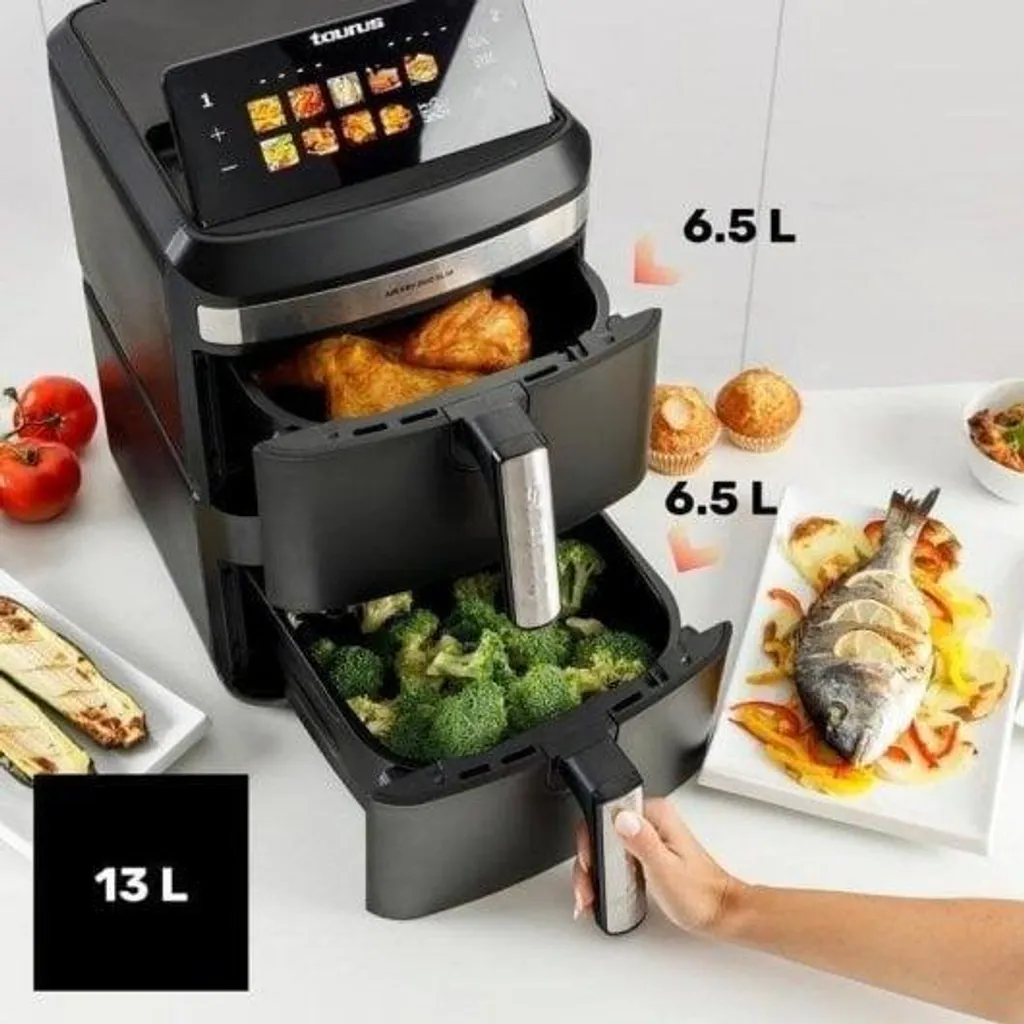 Friteuse Air Duo Slim TAURUS à double compartiment et format compact - 9