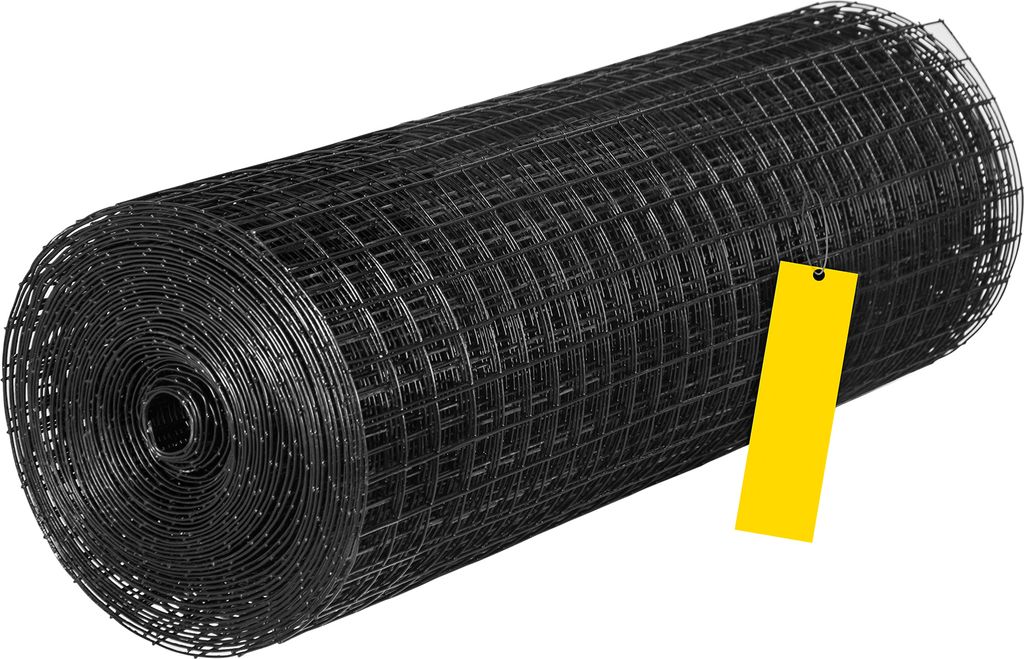 SucceBuy Hardware Gitter, 48" x 50' & 1"x1" Maschengröße, verzinkter Stahl mit Vinyl beschichtet, 16 Gauge Küchengitterzaun mit einem Schere un...