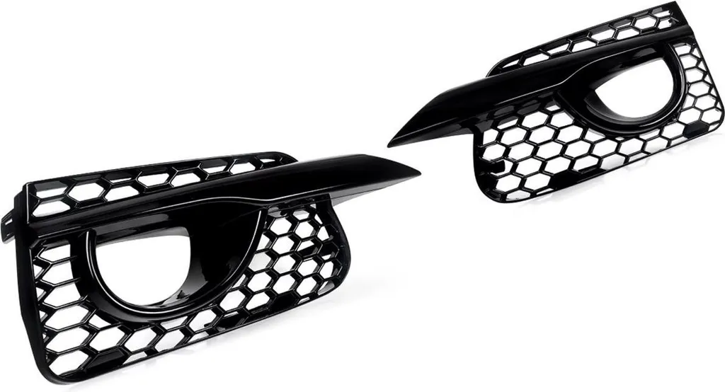 Grille de phares antibrouillard Infiniti Q50 en nid d'abeille noir