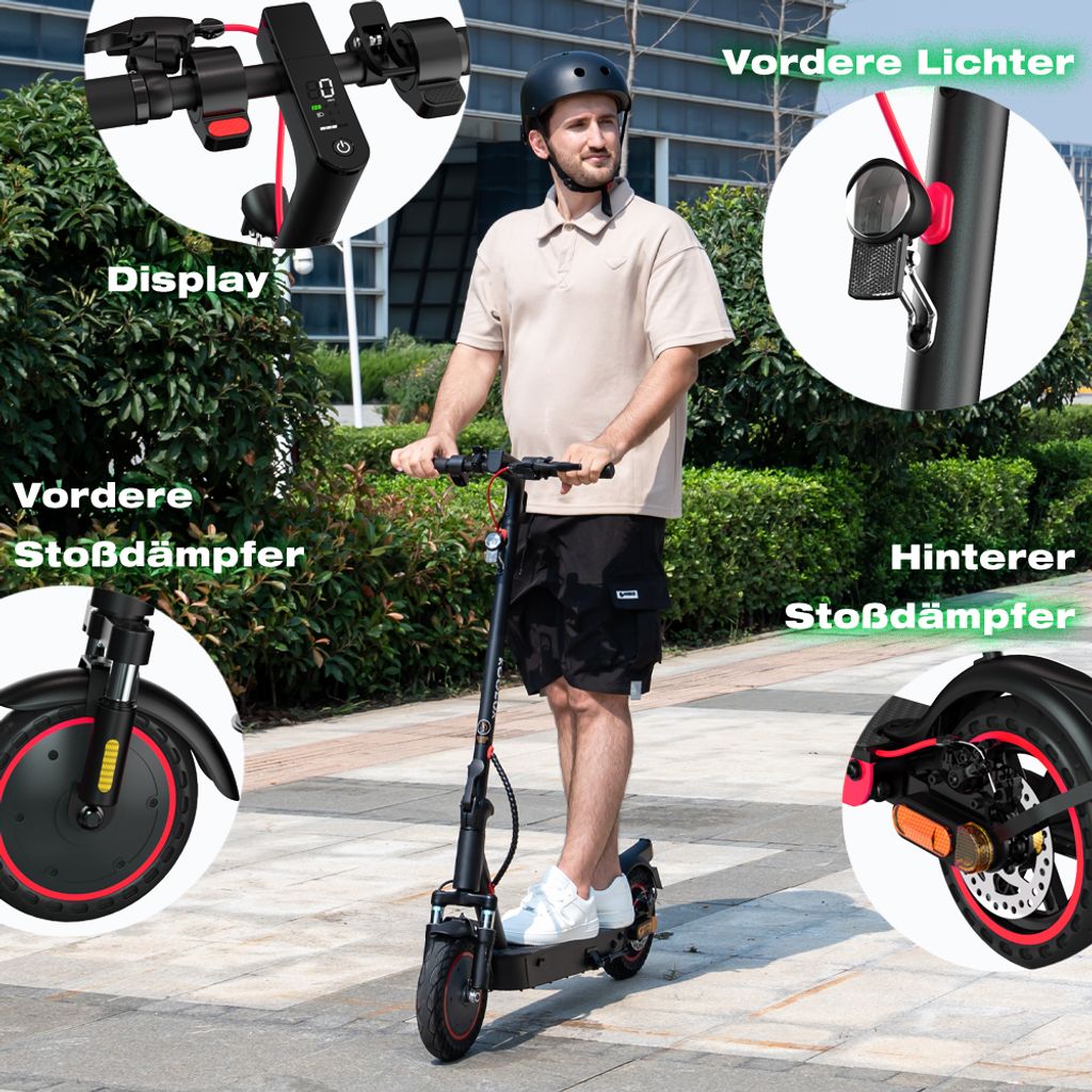 E Scooter mit Straßenzulassung  max 30km Reichweite 8,5 Produktbild 5