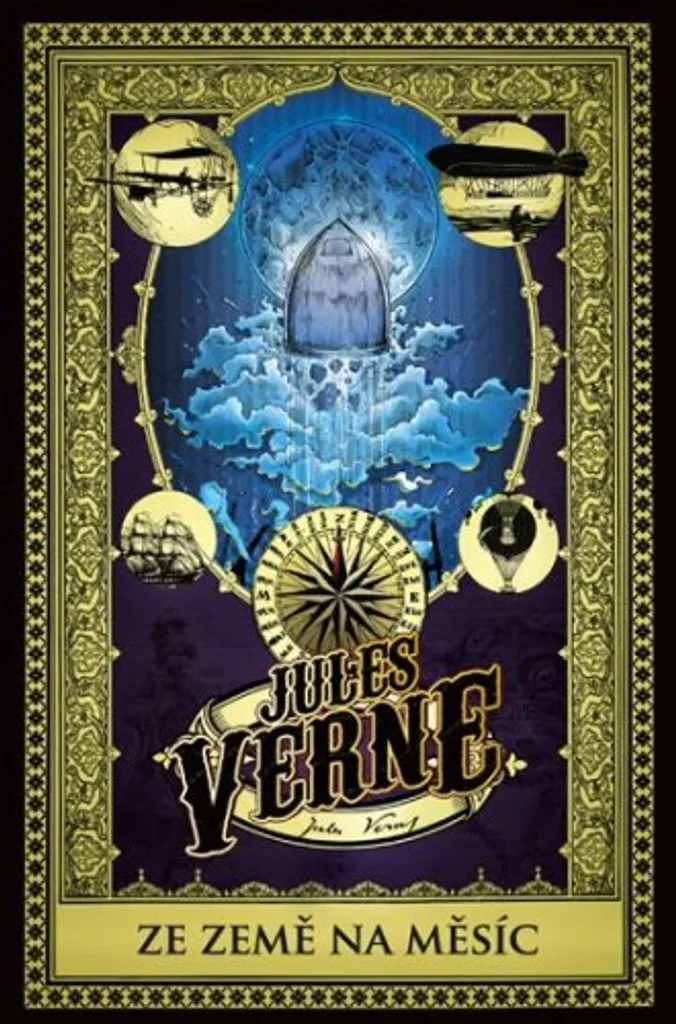 De la Terre à la Lune Jules Verne - Édition illustrée reliée de luxe