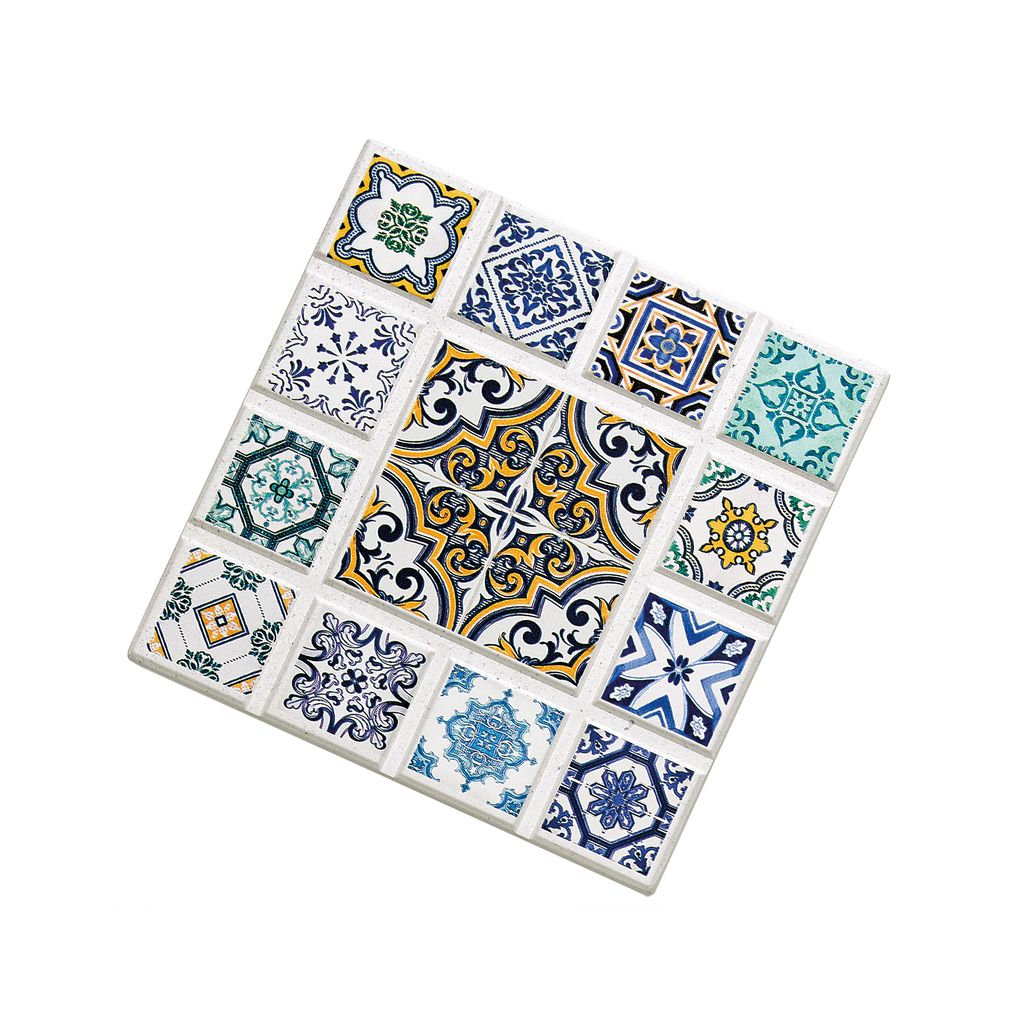 Zassenhaus Agadir Untersetzer, Keramik/Kork, 16 x 16 cm, Produktbild 
