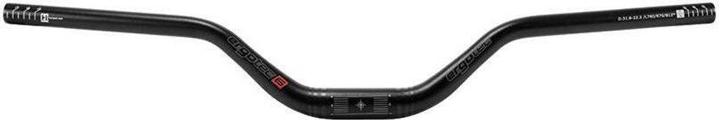 ergotec Riser Bar 70, Ø31,8 mm, alluminio, nero opaco, AS Immagine del prodotto 