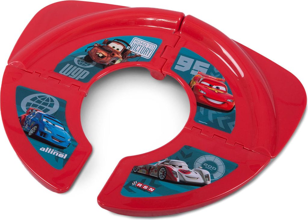 Kinder faltbarer Reise WC Aufsatz Sitz Klapp-Toilettensitz Disney Cars