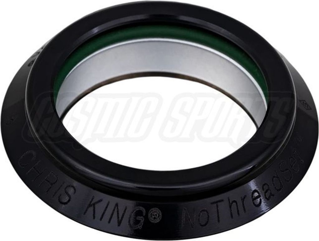 Chris King Bearing Cap NoThreadSet, GripLock, 1 1/8", Sotto Voce, black