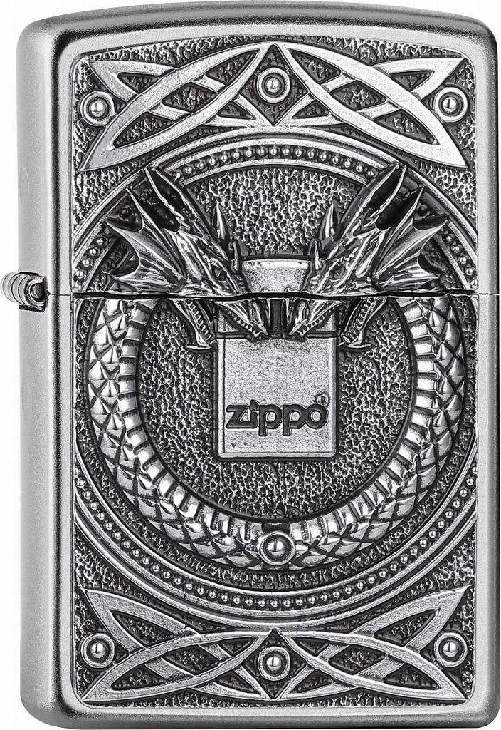 Zippo Feuerzeug Dragons with Zippo Sturmfeuerzeug Benzin Produktbild 