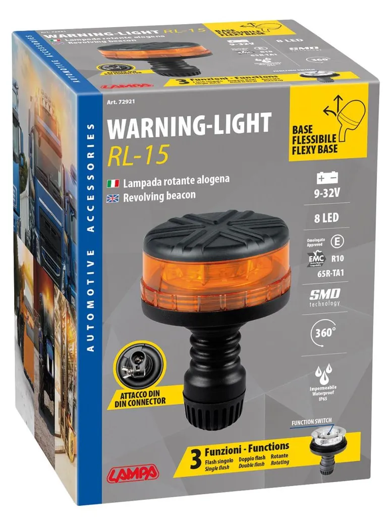 Lampe LED rotative RL-15 étanche IP66 pour éclairage extérieur robuste - 11