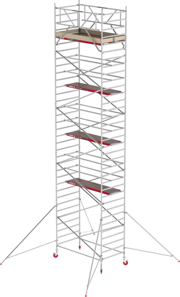 Altrex Fahrgerüst RS Tower 42 Aluminium mit Holz-Plattform 10,20m AH 1,35x2,35m