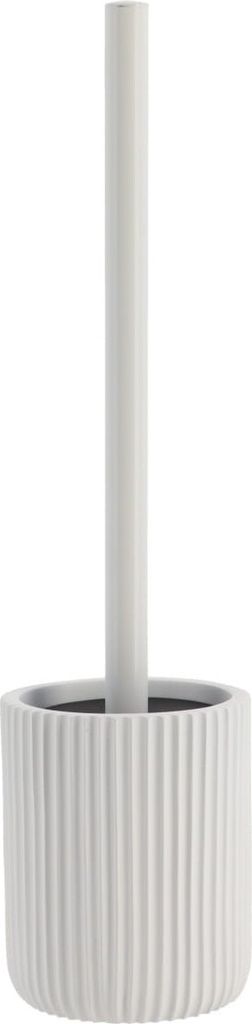 Szczotka toaletowa Tendance biała polyresin 9x9x37 cm Zdjęcie produktu 
