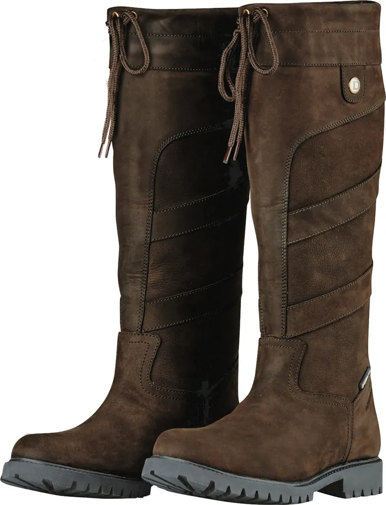 Bottes Dublin Kennet WB856 : Pieds au sec en cuir chocolat étanche 37