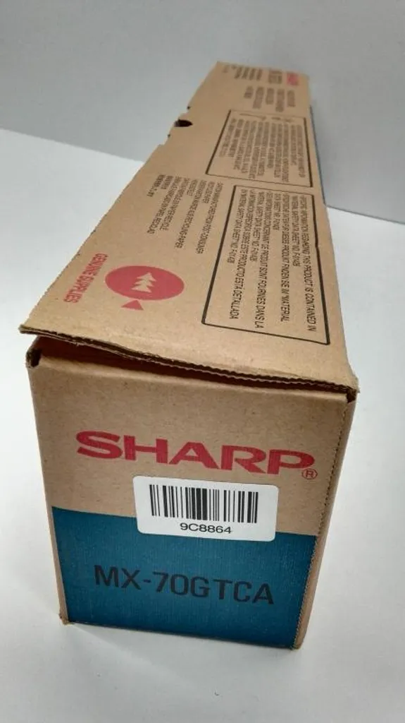 Sharp MX70GTCA Toner Cyan Original pour Imprimantes Laser Sharp MX - 5