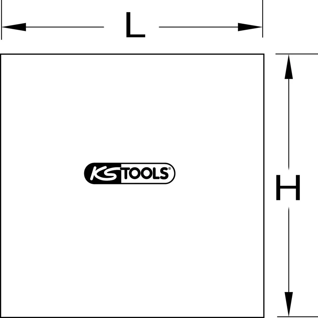 Stop aux projections de soudure avec la bâche KS Tools orange robuste