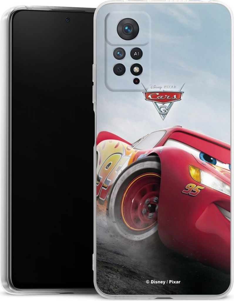 DeinDesign Handyhülle für Xiaomi Redmi Note 11 Pro 5G Silikon Hülle Case Smartphone Schutzhülle Cars Lightning Mcqueen 95 Offizielles Lizenzpro...