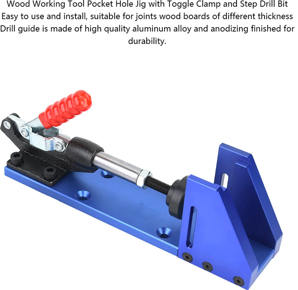 Guide de perçage pour assemblage de meubles avec mèche et pince - 7
