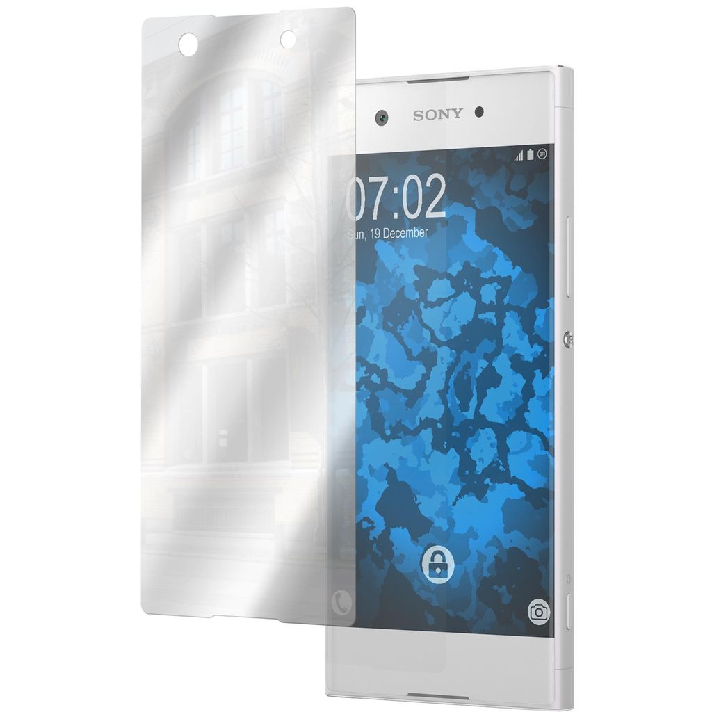 6er-Pack PhoneNatic Displayschutzfolien verspiegelt kompatibel mit Sony Xperia XA1