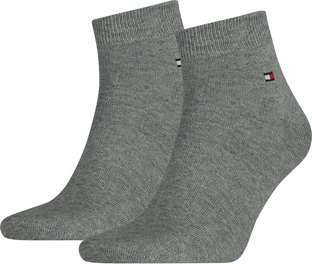 Tommy Hilfiger Quarter Socks (2-pack), herensokken katoen Produktbild 