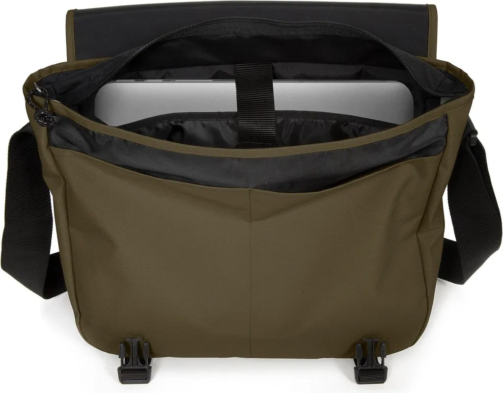 Eastpak Delegate + Sacoche PC portable extensible Army Olive robuste