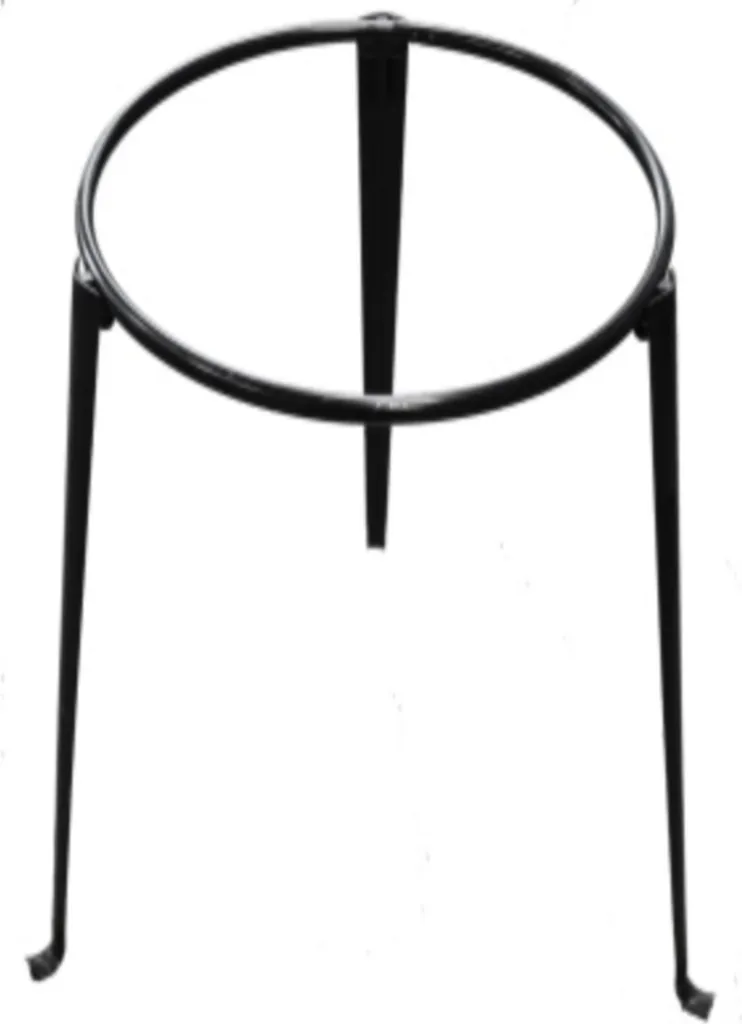 Supporto Rotondo a Tre Gambe per Bollitore 10L - Acciaio Robusto