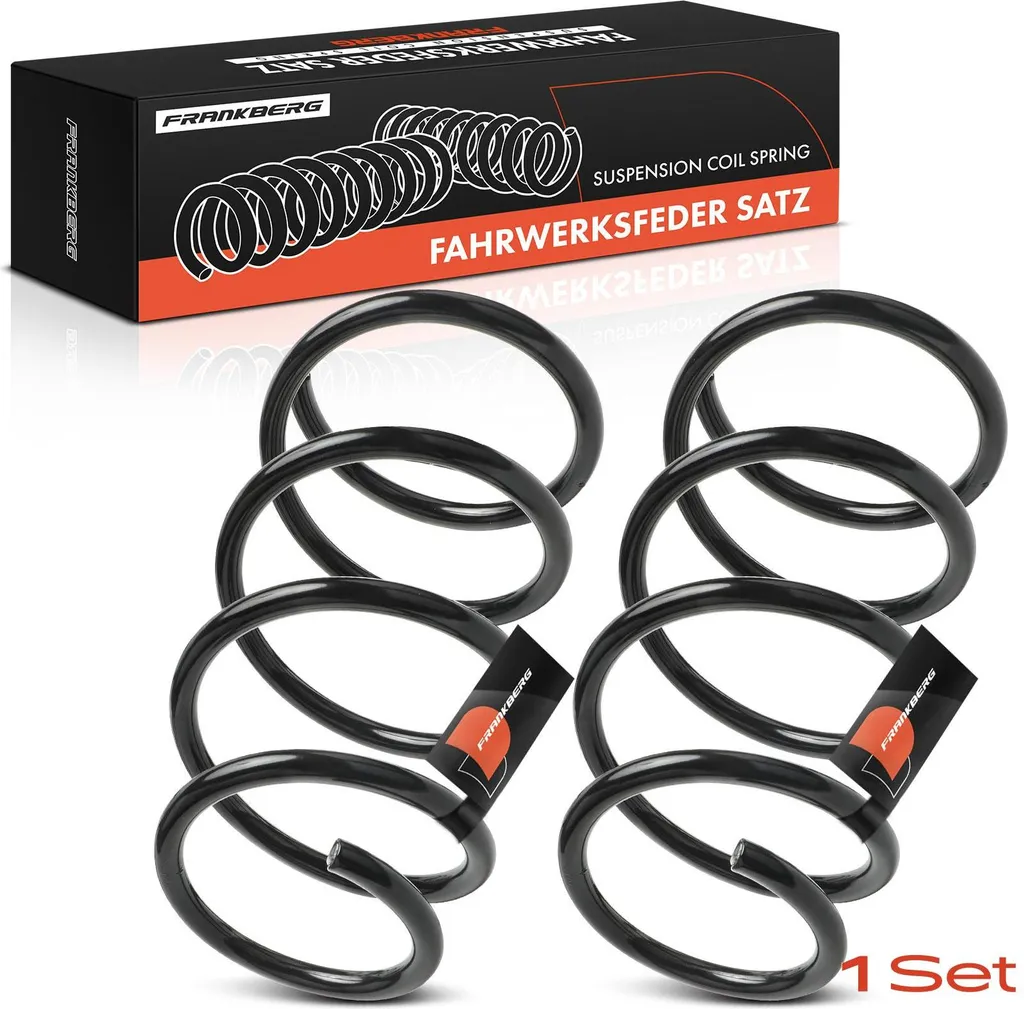 Paire de Ressorts Avant Renforcés pour Toyota Corolla E12 2001 à 2008