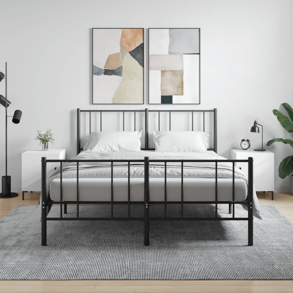 vidaXL Nachttische 2 Stk. Weiß 40x40x50 cm Holzwerkstoff - Nachttisch - Nachttische - Schrank - Nachtschrank