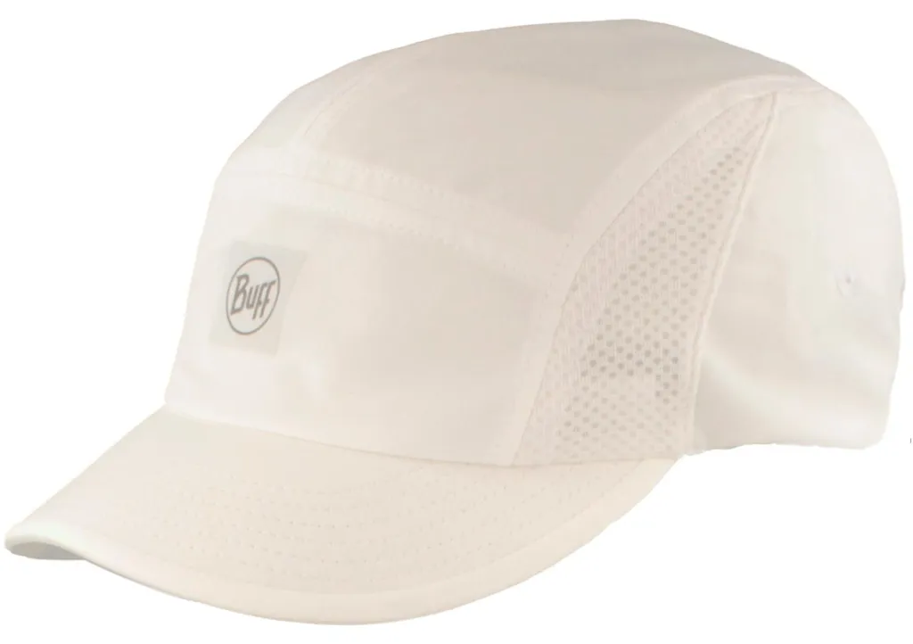 Buff Run Cap Solid White R-Solid : Casquette Running Blanche One Size - 2