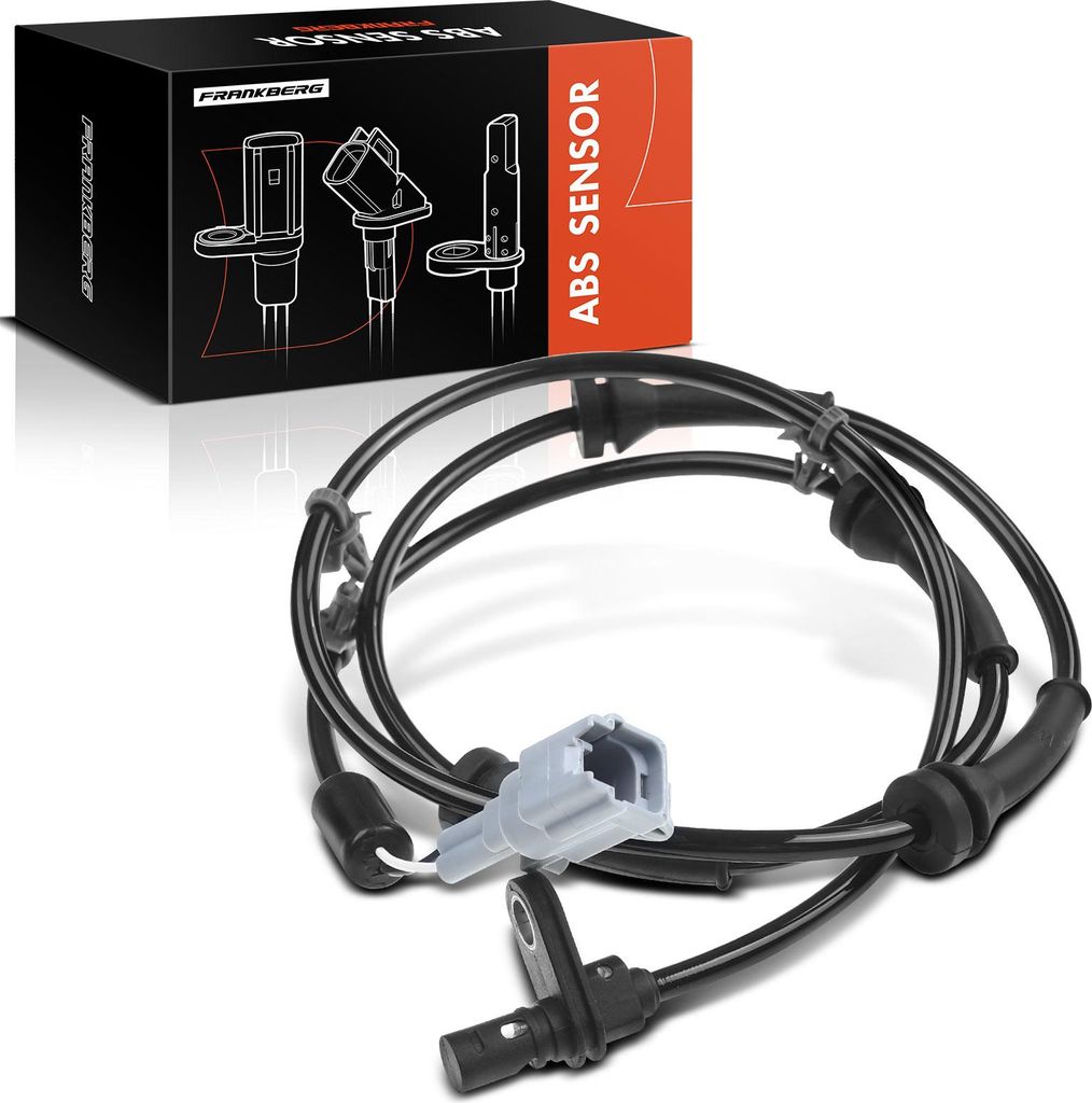 Frankberg 1x ABS Sensor Hinterachse beidseitig für Nissan Qashqai +2 I J10 JJ10E NJ10 1.5L 1.6L 2.0L 2006-2010