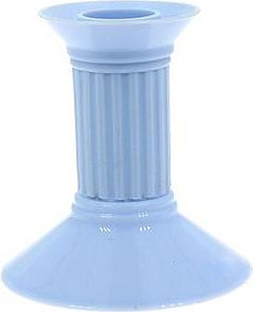 Kerzenhalter aus Kunststoff 10cm, 1 Stk., blau