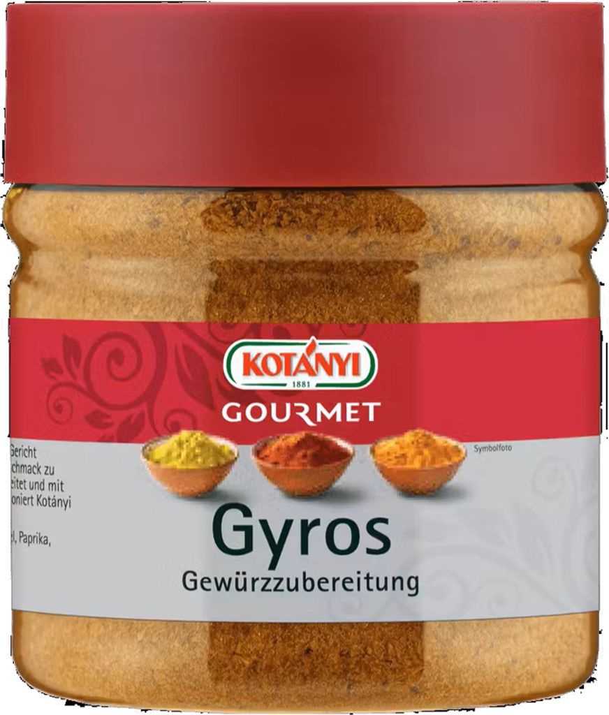 Kotanyi Gyros Gewürzzubereitung sehr aromatisch mediterran 205g