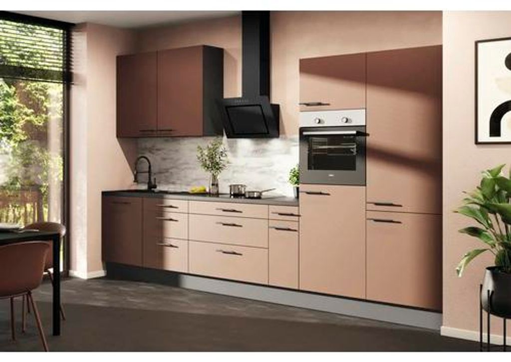 PICCANTE Smart Passstück für Oberschrank H:89,2 cm B: 14,6 cm RUST RED CB""