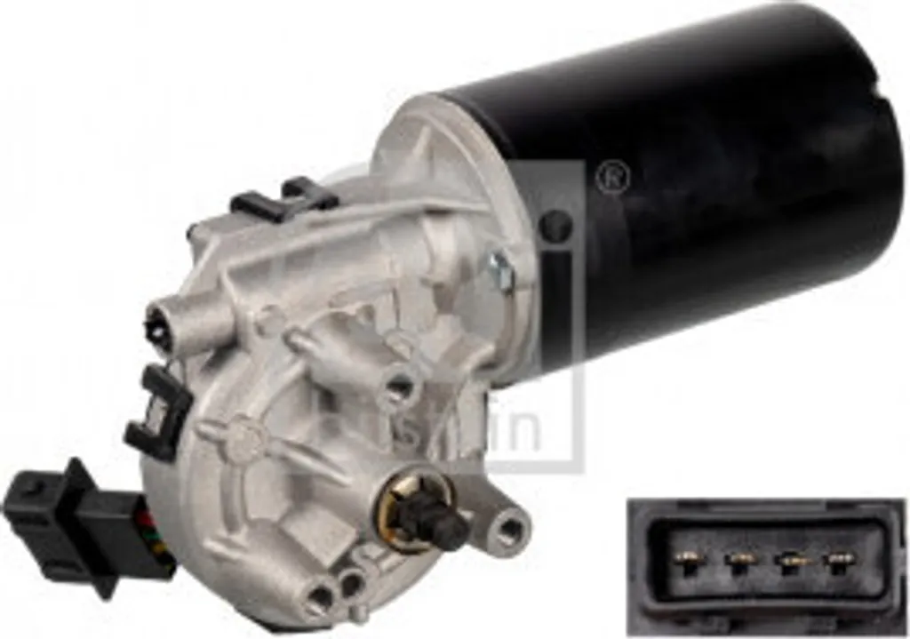 Moteur d'essuie-glace 12V FEBI 109175 - Montage précis 206 et Boxer