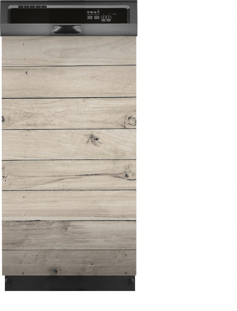 Magnete Dekorative 45x80 cm Küche Magnetmatte Spülmaschine - Weiß Holz