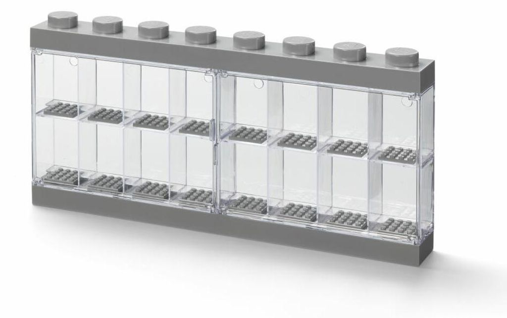 LEGO sběratelská skříňka na 16 minifigurek - šedá Obrázek produktu 