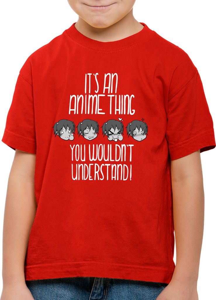 style3 Anime Thing T-Shirt für Kinder fan manga japan otaku nerd