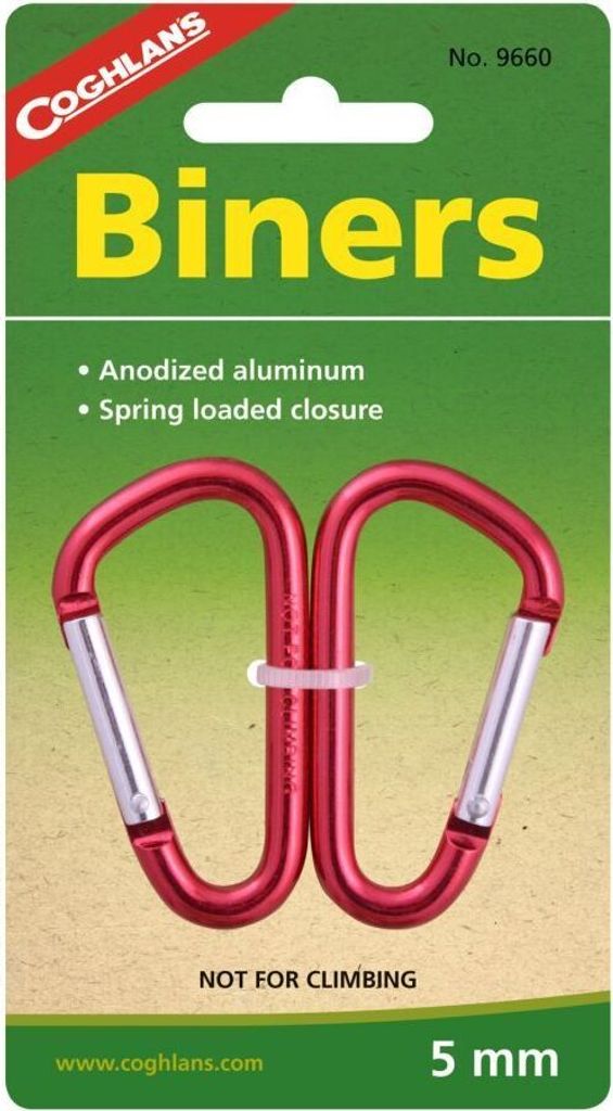 Coghlans Mini Karabiner Ø 5 x 50 mm 2 Stück Produktbild 