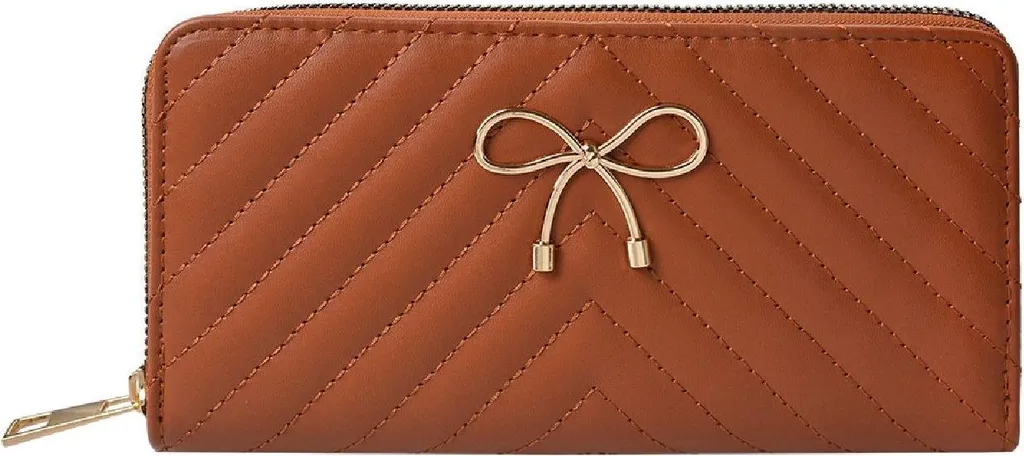 Recensione Portafoglio Juleeze JZWA0198 Trapuntato Marrone 19x10cm
