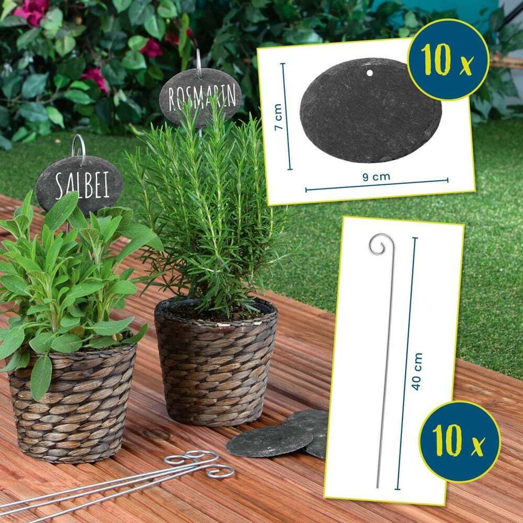200 Cartelli Per Piante In Plastica PVC, 10x2 Cm, Bianchi – Etichette Resistente Alle Intemperie Per Giardino E Orto - 3
