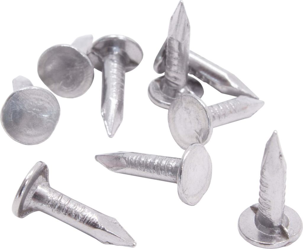 DAPRONA Dachpappennägel, Dachpappstift, Pappnägel Silber 30mm Zur Befestigung von Dachschindeln, Dachpappe oder Kunststoffplanen