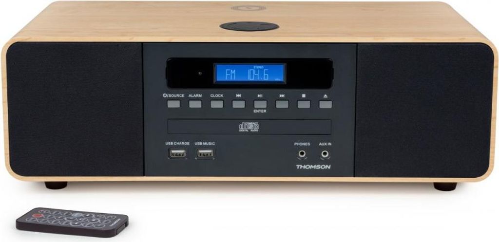 Thomson MIC202IBT Microtorre con Bluetooth e caricatore Immagine del prodotto 
